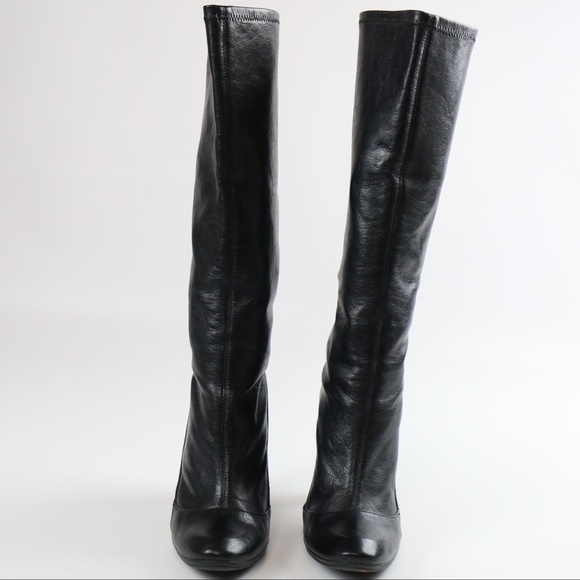 SOLD Gianni Bini Black High Heel Boots - Picture 4 of 8